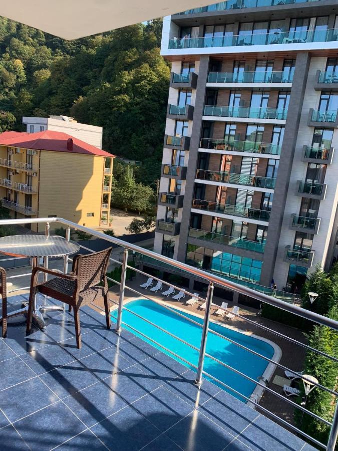 Hotel Neptun Kvariati Bagian luar foto