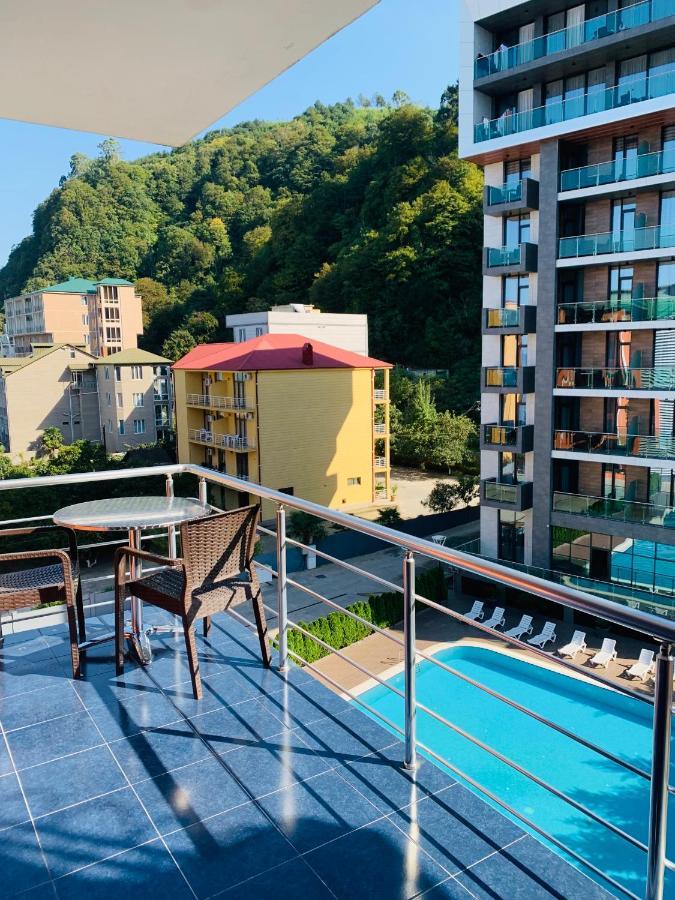 Hotel Neptun Kvariati Bagian luar foto